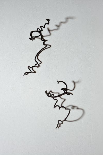 Franziska Furter (Zurigo, *1972), Scribble, 2015, vetro, dimensioni variabili, courtesy Galerie Lullin + Ferrari and the artist. © Pier Maulini