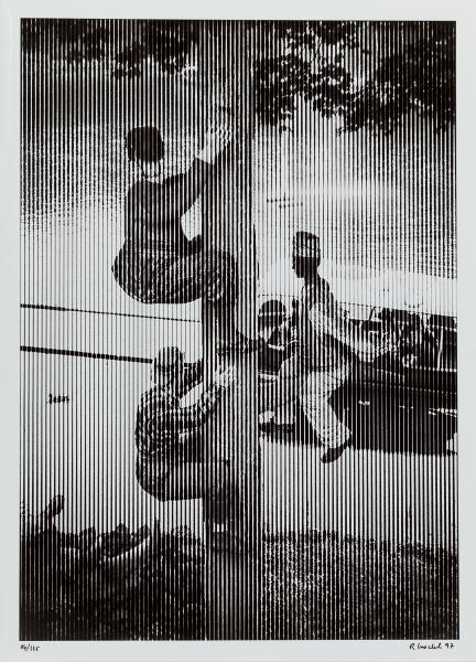 Rosemarie Trockel (1952), Phantasia, 1997, stampa analogica, immagine: 63 x 44.5 cm, foglio: 67.2 x 48.8 cm, acquisizione 1997, © Musées d’art et d’histoire, Ville de Genève, Cabinet d’arts graphiques, Foto: André Longchamp
