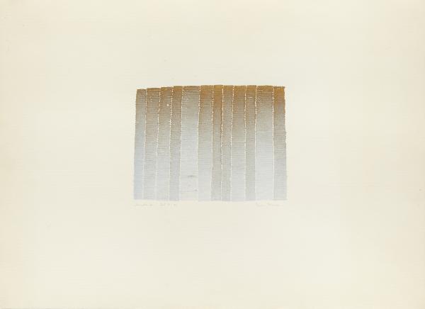 Irma Blank (Celle (D), 1934), Annotazioni 20-11-82, 1982, tecnica mista su carta, 56 x 76 cm, Photo credit Carlo Favero, Courtesy the artist and P420, Bologna
