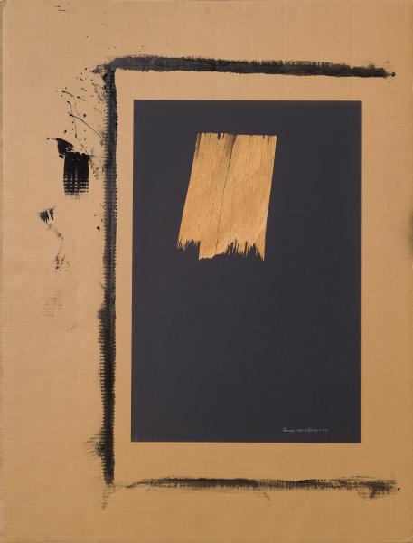 Louise Nevelson (Kiev 1899 - New York 1988), Senza titolo, 1977, pittura e legno su tavola, 121.8 x 94 x 1 cm, Courtesy Fondazione Marconi, Milano