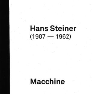 copertina hanst steiner macchine